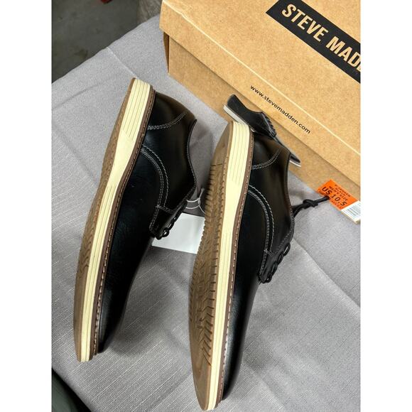 Steve Madden P-Jansen Mens Oxford Dress Shoes Size 10.5 Black 1849688 NEW main image 11